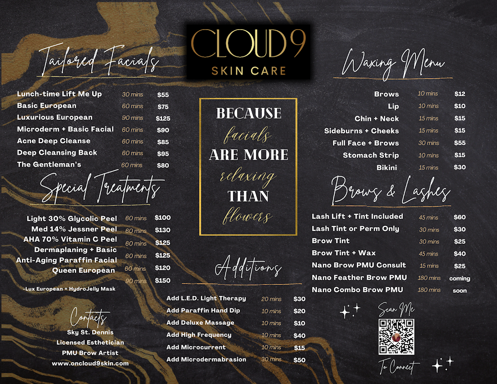 Cloud9 Skin Care | 588 Hardee Ln, Rockledge, FL 32955, USA | Phone: (727) 723-5606