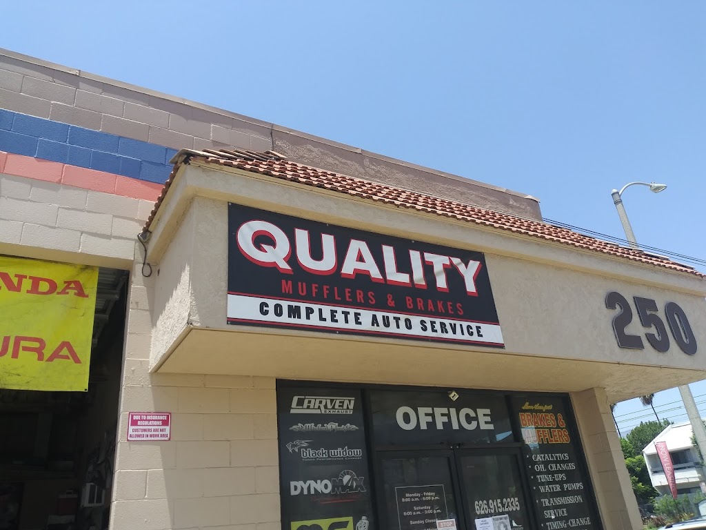 Quality Muffler and Auto Service | 250 E Arrow Hwy, Covina, CA 91722, USA | Phone: (626) 915-2335