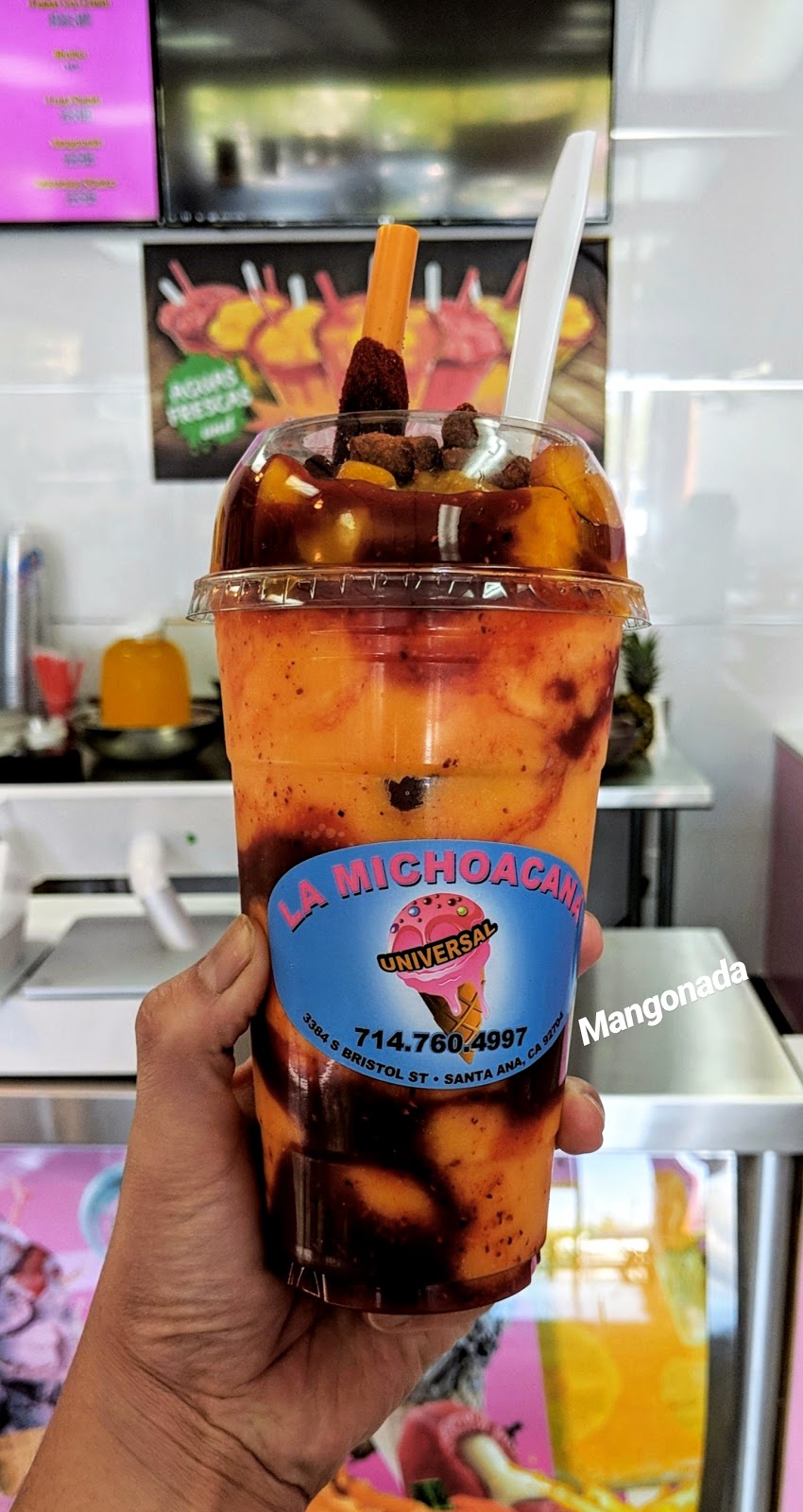 La Michoacana Linda | 3384 S Bristol St, Santa Ana, CA 92704, USA | Phone: (714) 760-4598