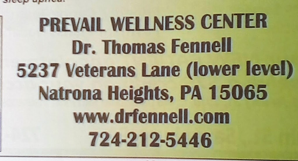 Prevail Wellness Center | 2821, 5237, Veterans Drive, Natrona Heights, PA 15065, USA | Phone: (724) 230-0422