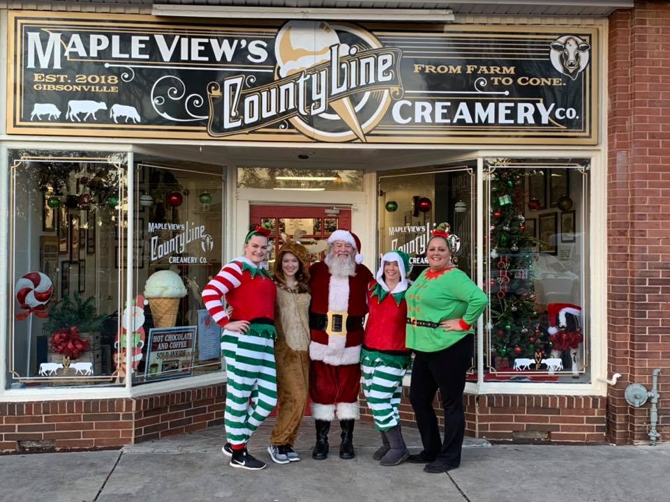 Maple Views County Line Creamery Company | 113 E Main St, Gibsonville, NC 27249, USA | Phone: (336) 446-6515