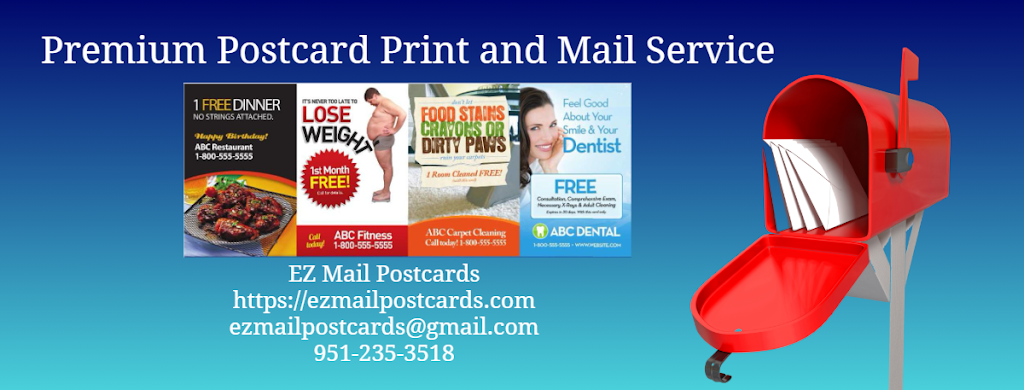 EZ Mail Postcards | 5005 La Mart Dr #100 B9, Riverside, CA 92507, USA | Phone: (951) 432-5300