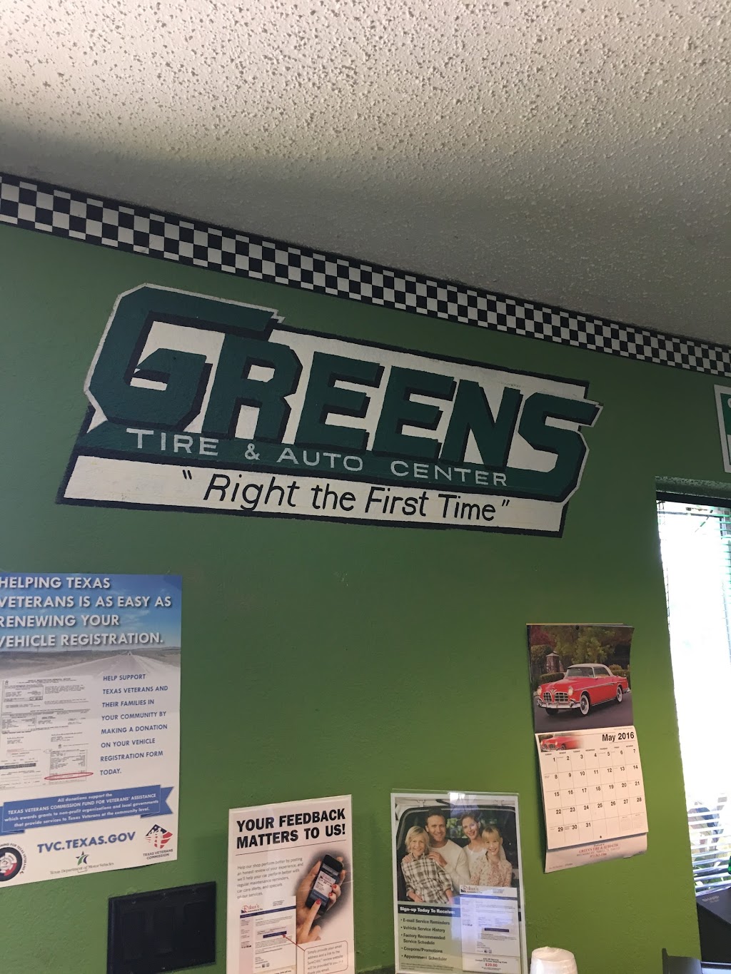 Greens Tire & Auto Center | 900 E Moore Ave, Terrell, TX 75160, USA | Phone: (972) 563-1566