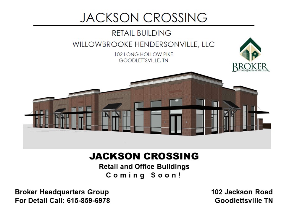 Jackson Crossings | 102 Jackson Rd, Goodlettsville, TN 37072, USA | Phone: (615) 859-6978