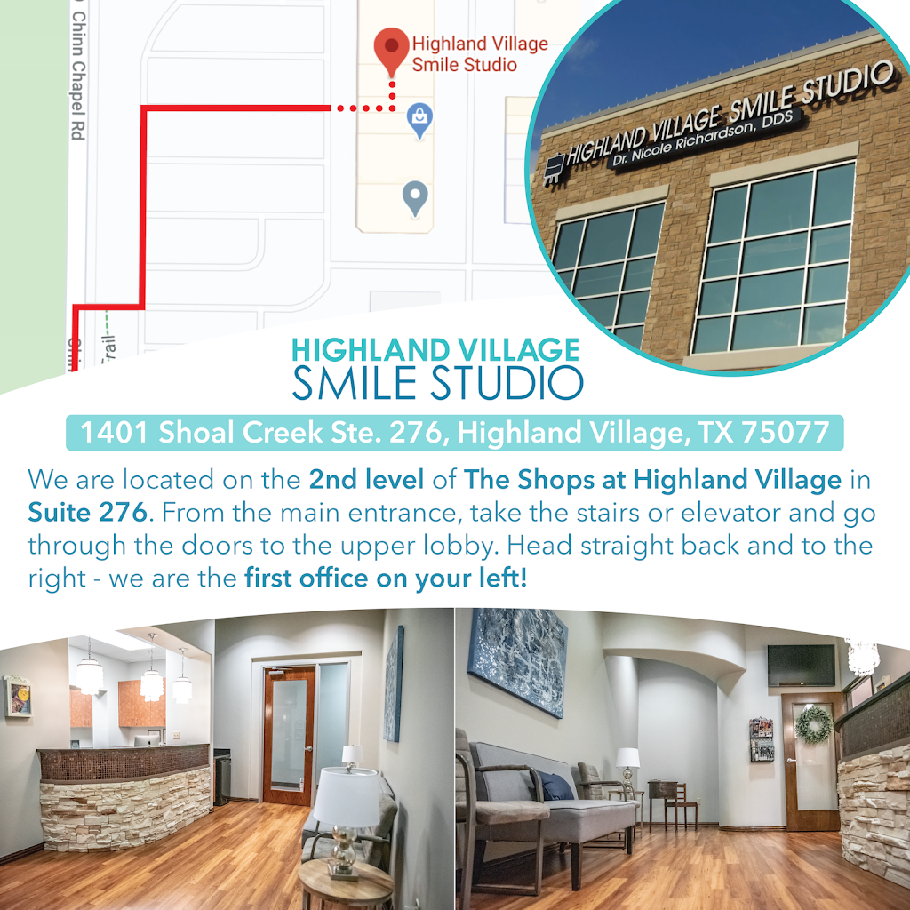 Highland Village Smile Studio | 1401 Shoal Creek Ste. 276, Highland Village, TX 75077 | Phone: (972) 317-1406