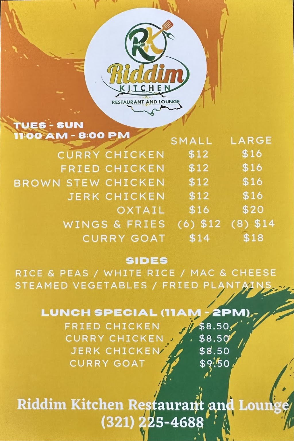 Riddim Kitchen Restaurant and Lounge | 4702 S Washington Ave, Titusville, FL 32780, USA | Phone: (321) 225-4688