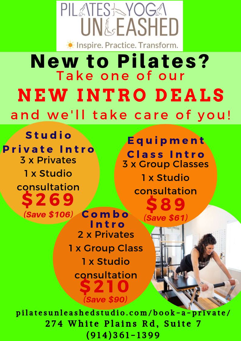 Pilates Unleashed Studio | 274 White Plains Rd #7, Eastchester, NY 10709, USA | Phone: (914) 361-1399