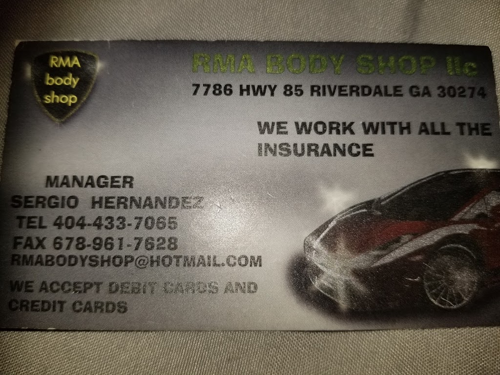 Rma body shop llc | 7786 GA-85, Riverdale, GA 30274, USA | Phone: (404) 433-7065