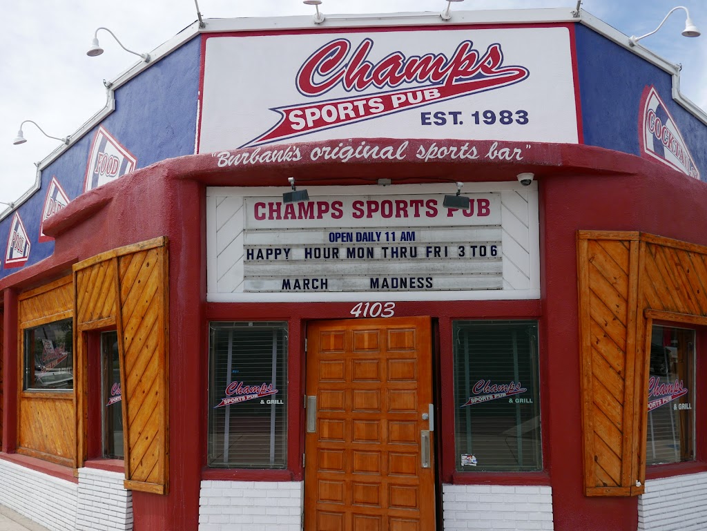 Champs Sports Pub | 4103 W Burbank Blvd, Burbank, CA 91505, USA | Phone: (818) 840-9493