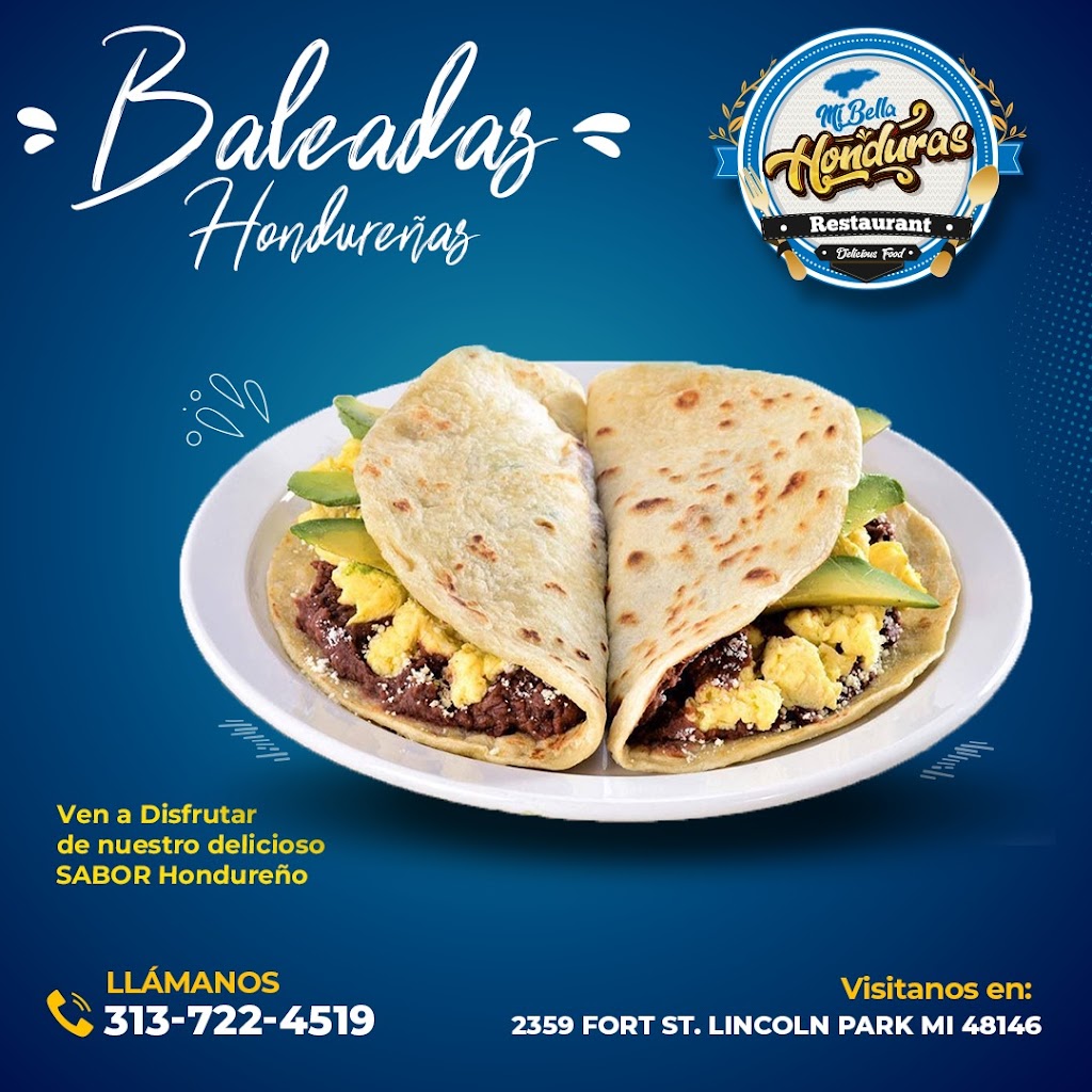 Mi Bella Honduras Restaurant | 2359 Fort St, Lincoln Park, MI 48146, USA | Phone: (313) 722-4519