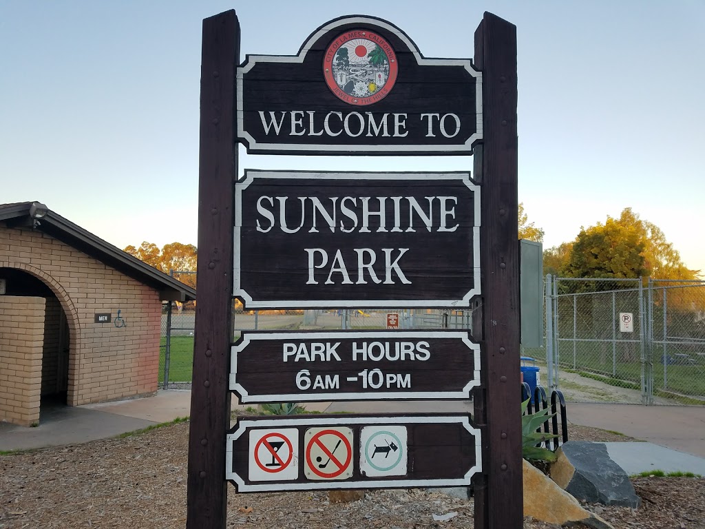 Sunshine Park | 4554 70th St, La Mesa, CA 91941, USA | Phone: (619) 667-1307