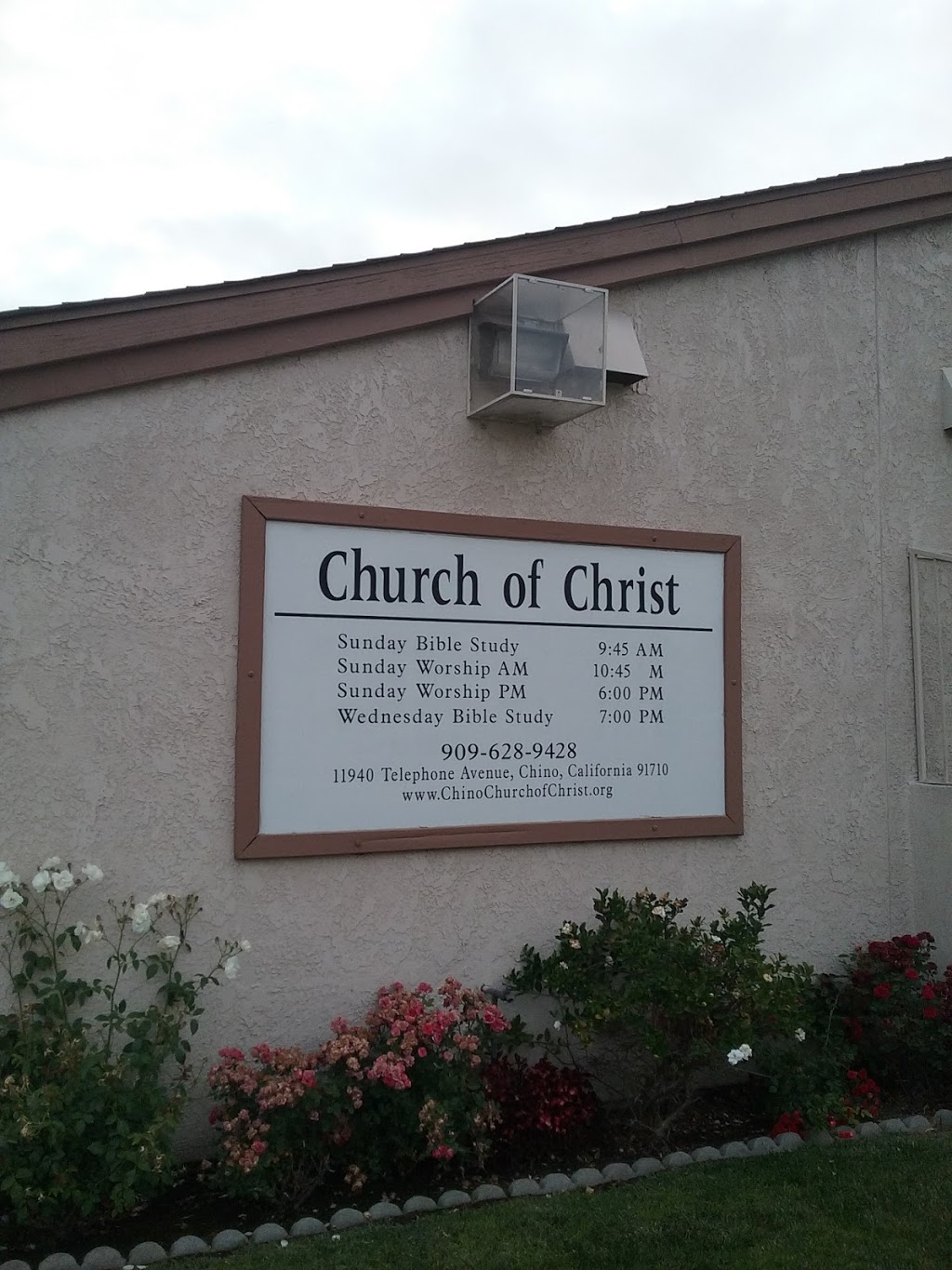 Church of Christ | 11940 Telephone Ave, Chino, CA 91710, USA | Phone: (909) 628-9428