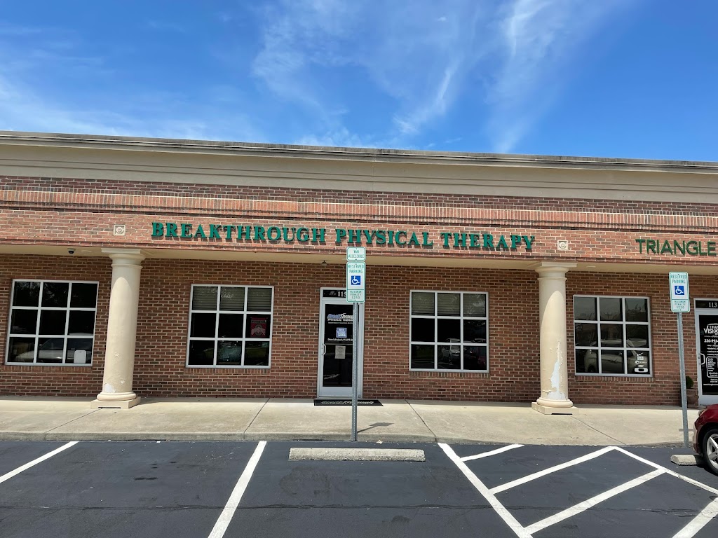 BreakThrough Physical Therapy | 853 Old Winston Rd Suite 115, Kernersville, NC 27284, USA | Phone: (336) 310-0750