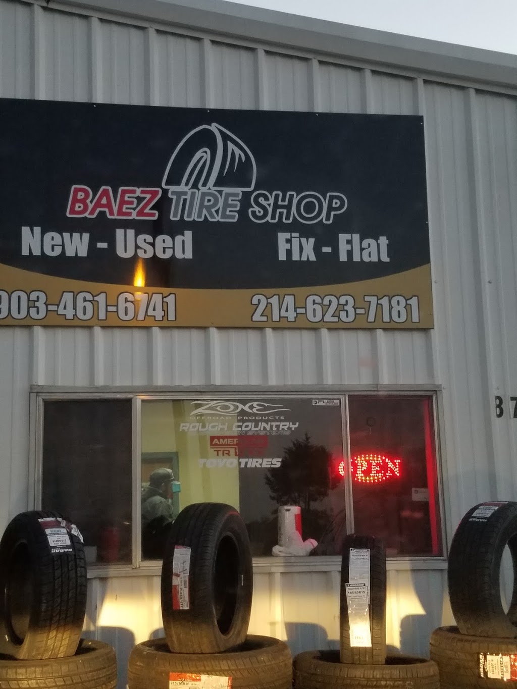 Baez Tire Shop | 877 W Audie Murphy Pkwy, Farmersville, TX 75442, USA | Phone: (903) 461-6741