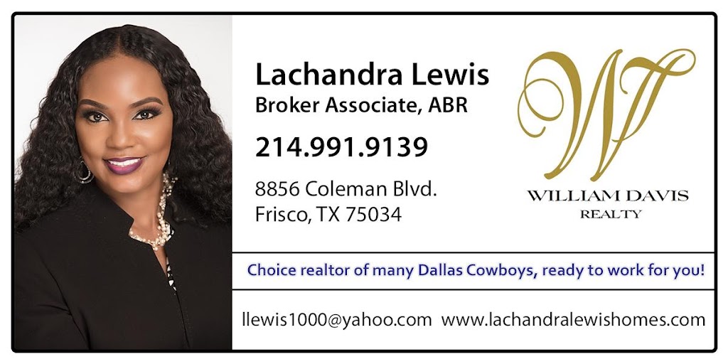 Lachandra Lewis- Luxury Home Specialist | 5899 Preston Rd Suite 503, Frisco, TX 75034, USA | Phone: (214) 991-9139