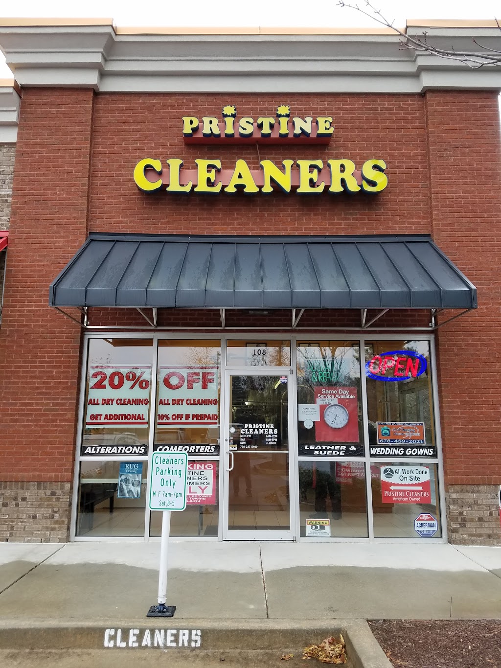 Pristine Cleaners / Dry Cleaning Home Express | 1365 Grayson Hwy SUITE 108, Lawrenceville, GA 30045, USA | Phone: (770) 237-5100