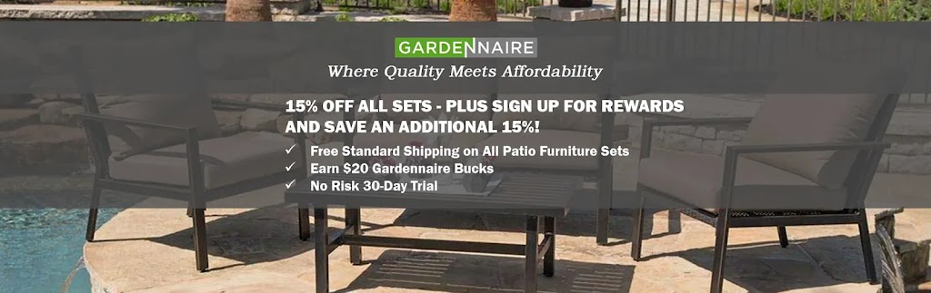 Gardennaire - Outdoor Patio Furniture and Home Solutions | 1067 State Hwy 71 Suite 101, Bastrop, TX 78602, USA | Phone: (512) 549-3555