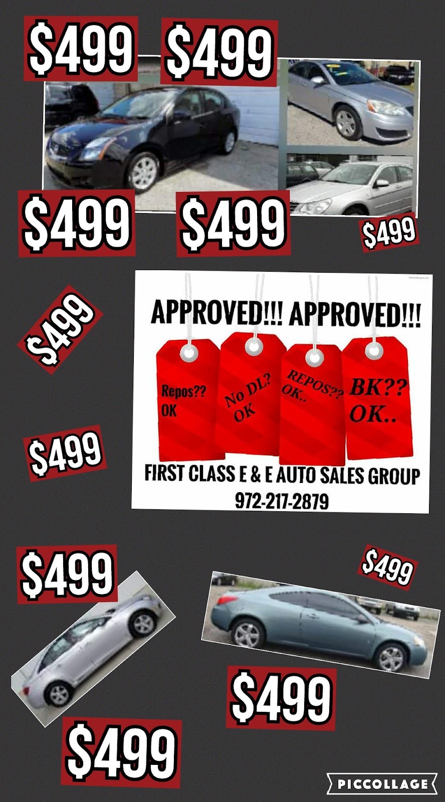 First class E & E Auto Sales | 1106 S Santa Fe Trail, Duncanville, TX 75137, USA | Phone: (972) 217-2879