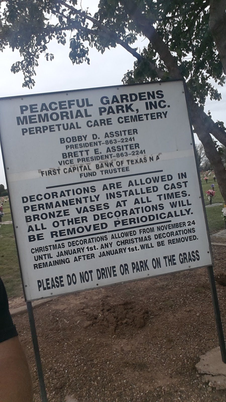 Peaceful Gardens Memorial Park | 15602 TX-493 Loop, Lubbock, TX 79423, USA | Phone: (806) 863-2241