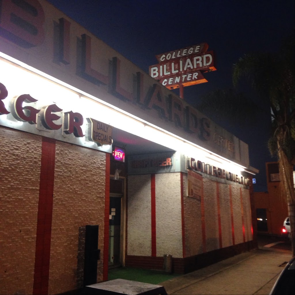 College Billiards | 5303 El Cajon Blvd, San Diego, CA 92115, USA | Phone: (619) 582-4550