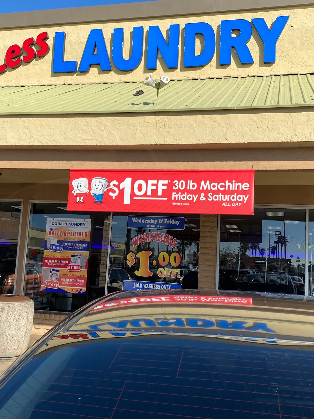 COIN Less LAUNDRY | 8036 N 27th Ave, Phoenix, AZ 85051, USA | Phone: (866) 310-1313