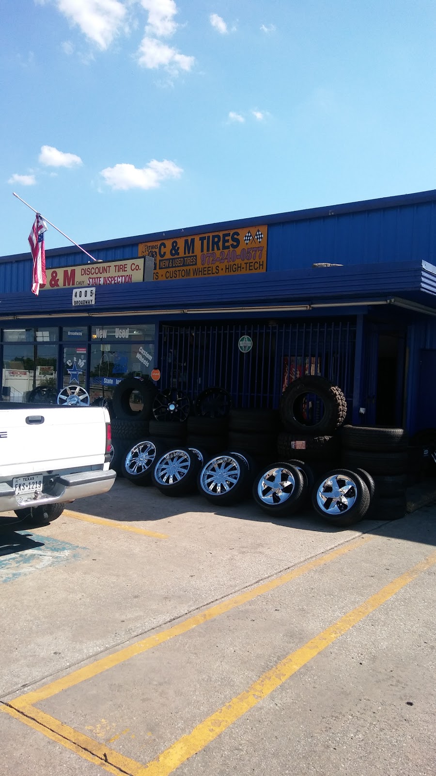 C & M Discount Tires | 4005 Broadway Blvd, Garland, TX 75043, USA | Phone: (972) 240-0577