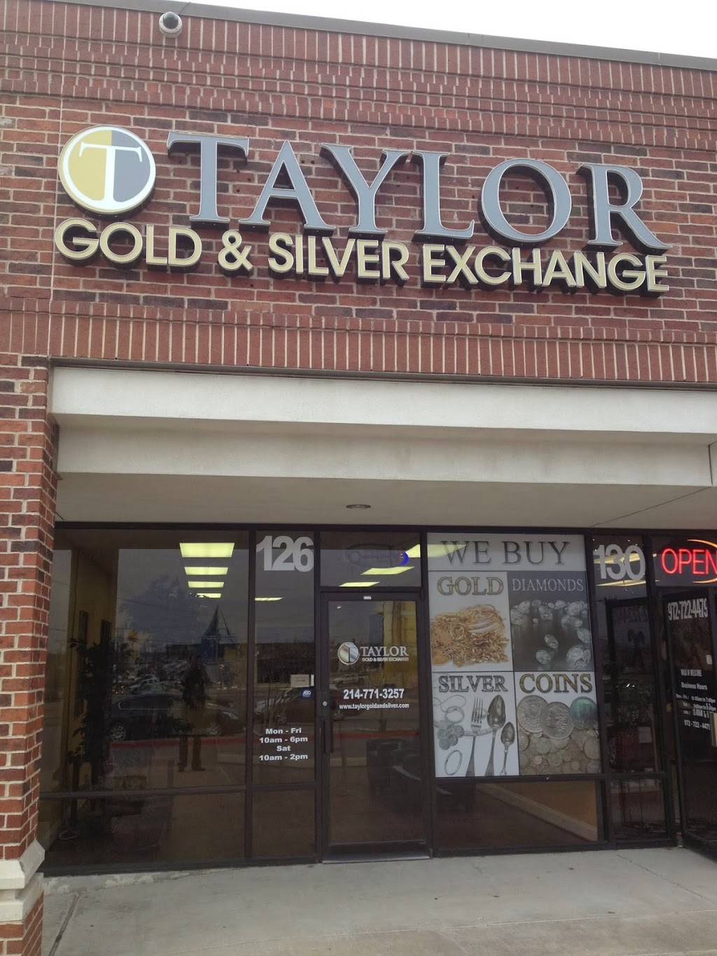 Taylor Gold and Silver Exchange - cash for gold | 2014 S Goliad St #126, Rockwall, TX 75087 | Phone: (214) 771-3257