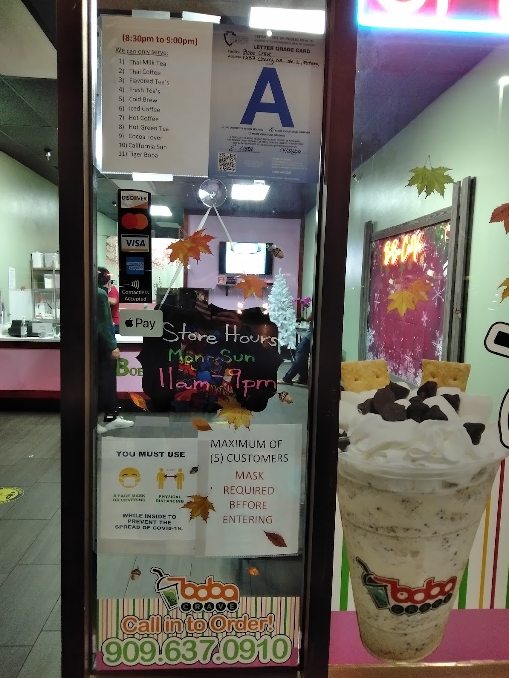 BOBA CRAVE | 11637 Cherry Ave SUITE 2, Fontana, CA 92337, USA | Phone: (909) 637-0910 BOBA CRAVE | 11637 Cherry Ave SUITE 2, Fontana, CA 92337, USA | Phone: (909) 637-0910