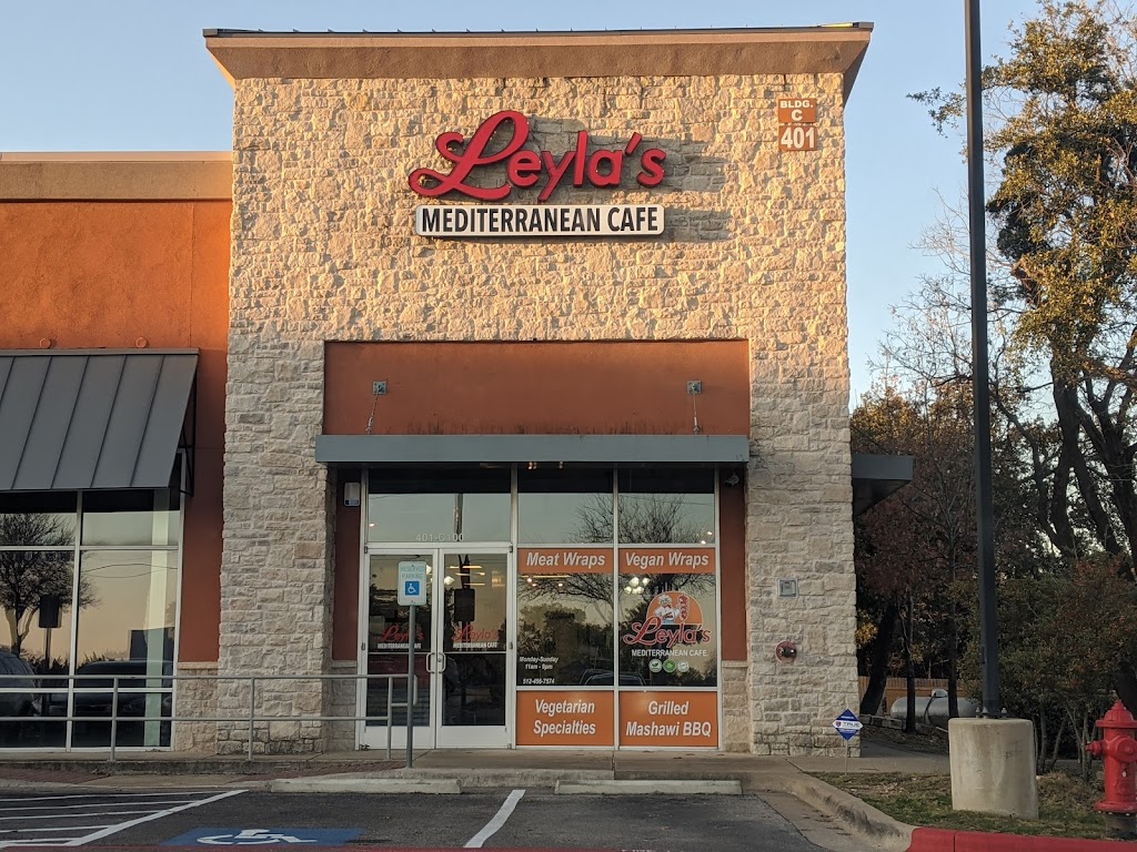 Leylas Mediterranean Cafe | 401 W Whitestone Blvd, Cedar Park, TX 78613, USA | Phone: (512) 456-7574