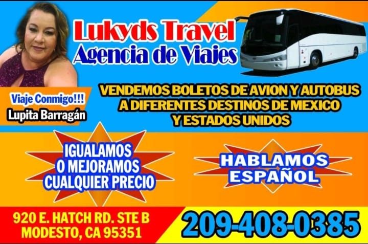 Lukyds Travel | 920 E Hatch Rd, Modesto, CA 95351, USA | Phone: (209) 408-0385