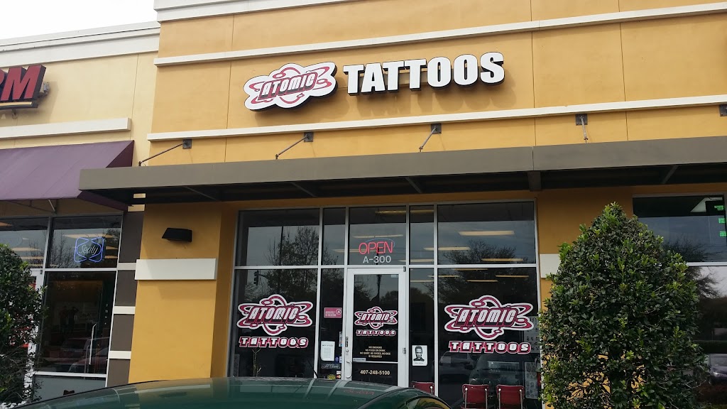 Atomic Tattoos | A-300, 8972 Turkey Lake Rd suite A-300 suite, Orlando, FL 32819, USA | Phone: (407) 248-5100