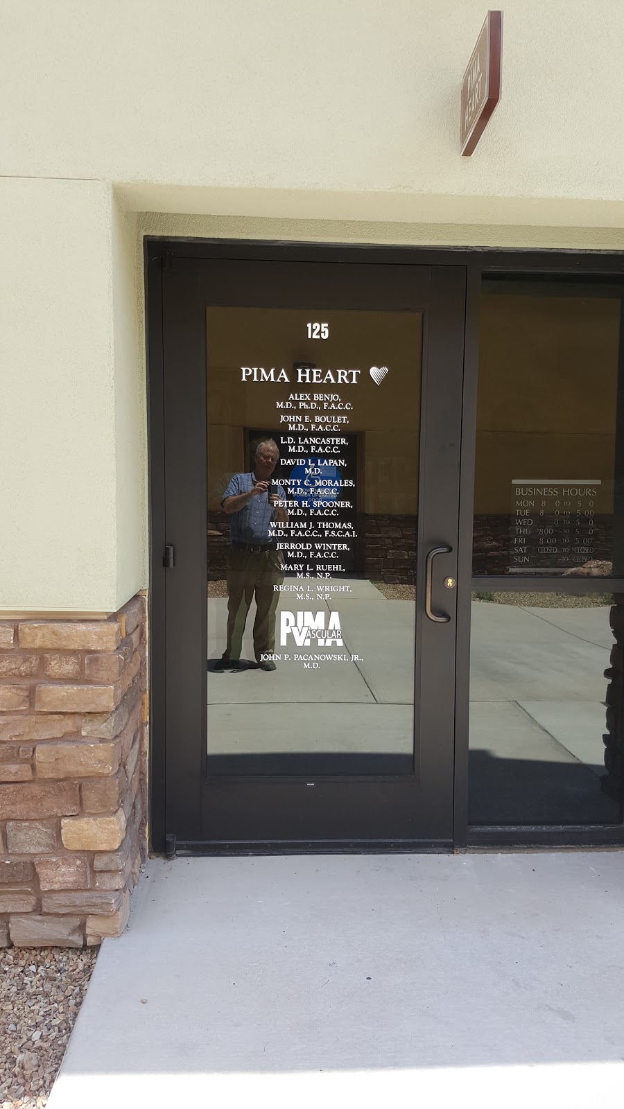 Pima Heart & Vascular | 4475 #125, I-19 Frontage Rd, Green Valley, AZ 85622, USA | Phone: (520) 838-2222