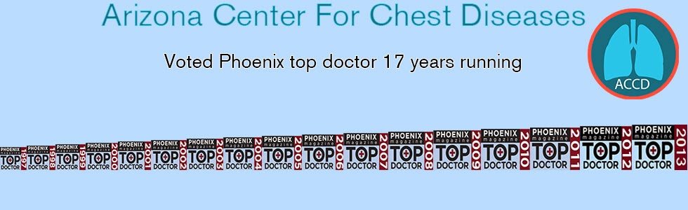 Arizona Center for Chest Diseases | 5090 N 40th St Suite 122, Phoenix, AZ 85018, USA | Phone: (602) 264-5685