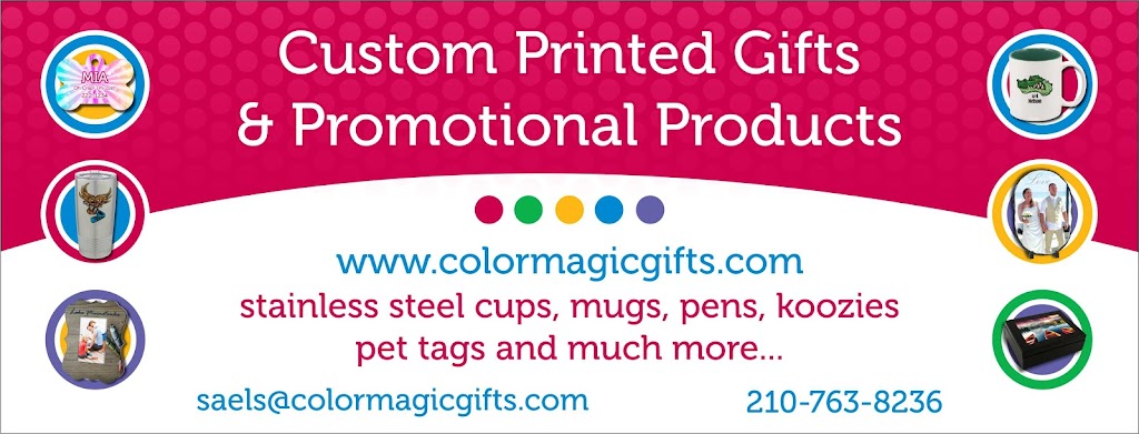 Color Magic Gifts, Stamps, Trophies & Engraving | 102 E Rhapsody Dr #102b, San Antonio, TX 78216, USA | Phone: (210) 763-8236