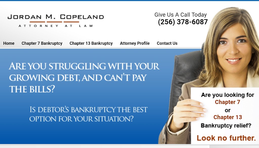 Jordan M. Copeland, Attorney At Law | 33300 US-280 #103, Childersburg, AL 35044 | Phone: (256) 378-6087