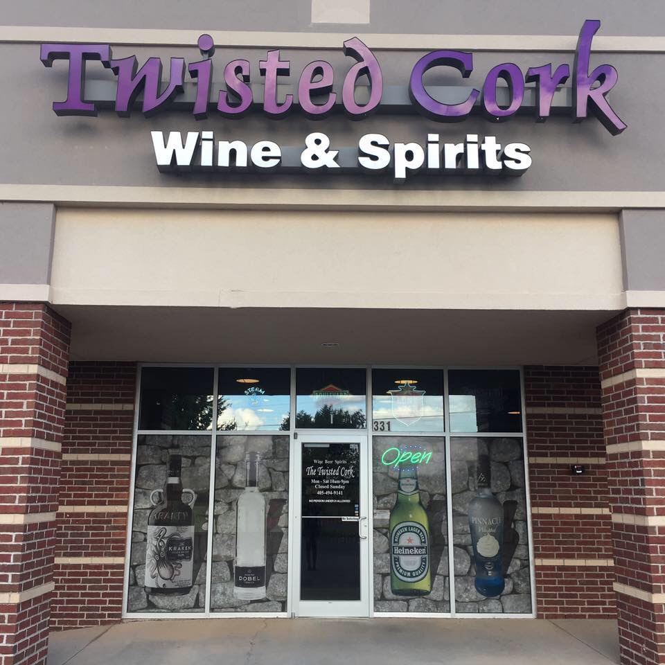 The Twisted Cork Wine & Spirits | 331 Cemetery Rd, Yukon, OK 73099 | Phone: (405) 494-9141