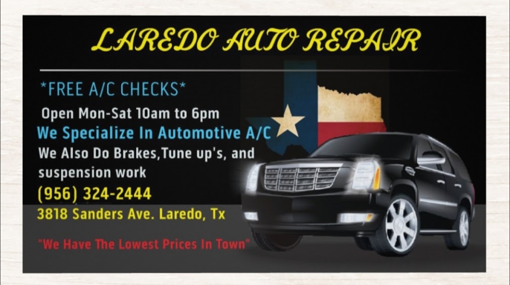 Laredo Auto Repair | 3818 E Saunders St, Laredo, TX 78041, USA | Phone: (956) 324-2444