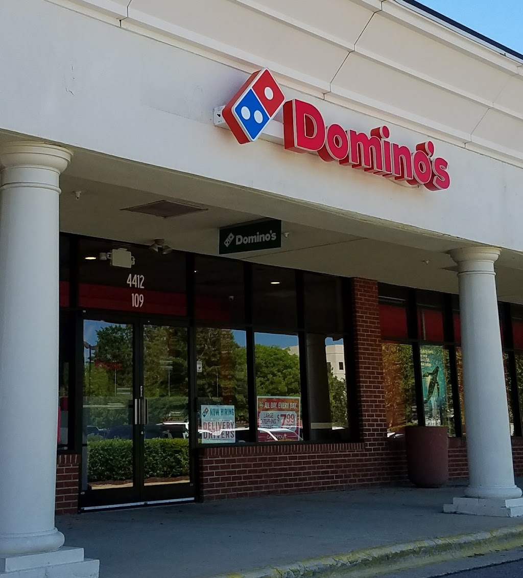 Dominos Pizza | 4412 Falls of Neuse Rd Space B109, Raleigh, NC 27609, USA | Phone: (919) 872-4000