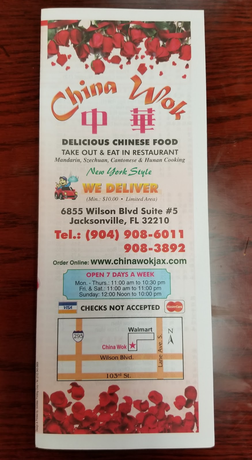 China Wok | 6855 Wilson Blvd Unit 5, Jacksonville, FL 32210, USA | Phone: (904) 908-6011