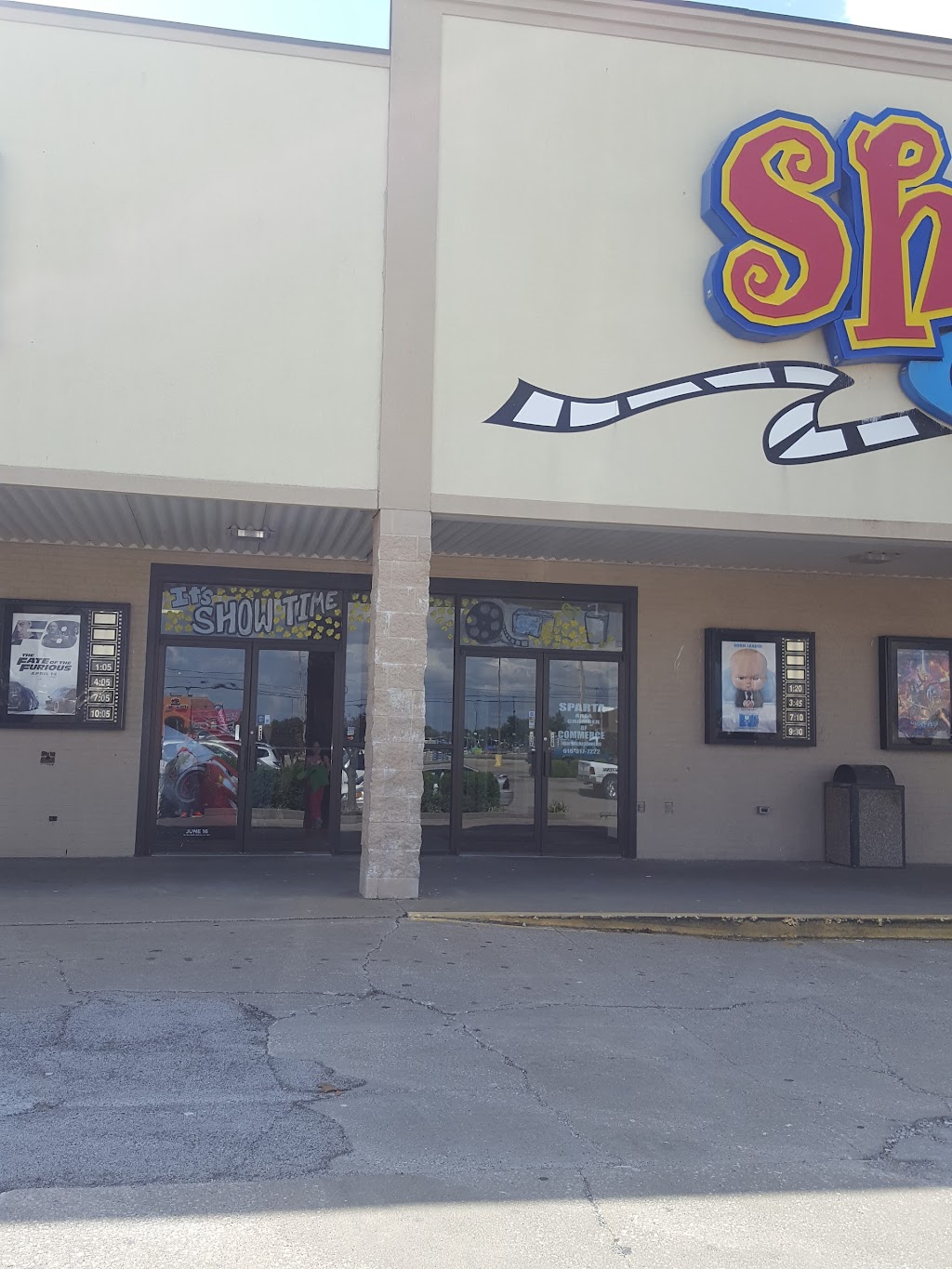 Showtime Cinema | 1351 Sparta Centre Dr, Sparta, IL 62286, USA | Phone: (618) 443-1234