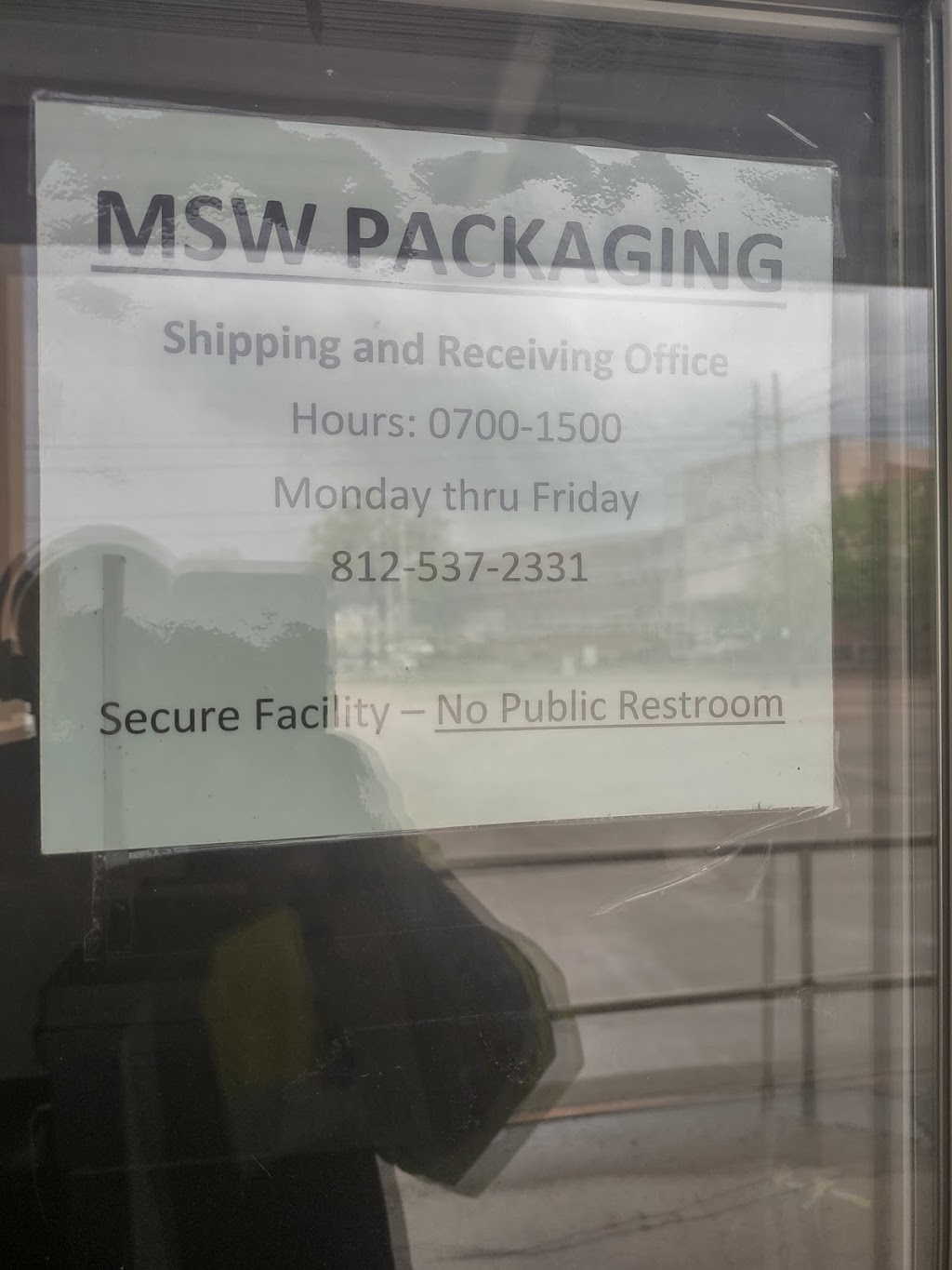 Msw Packaging | 1300 Schenley Pl, Greendale, IN 47025, USA | Phone: (812) 537-2331