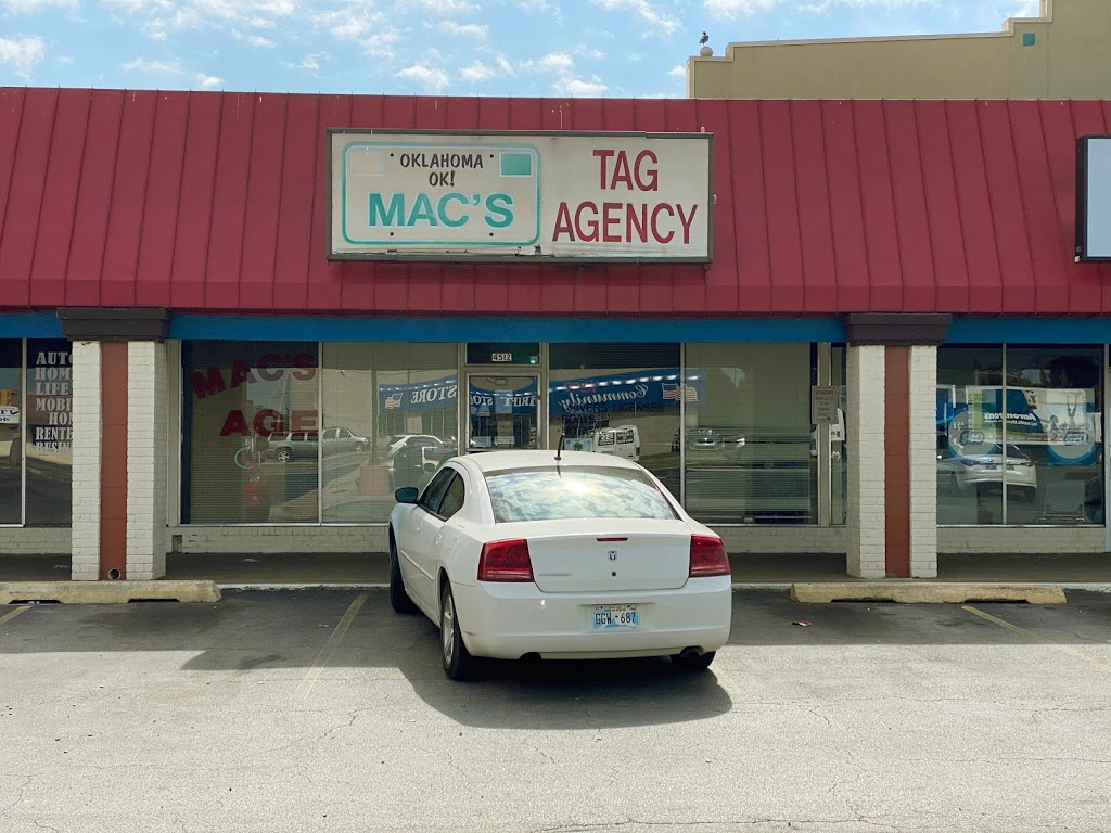 Macs Tag Agency | 4512 S Pennsylvania Ave, Oklahoma City, OK 73119, USA | Phone: (405) 681-5305