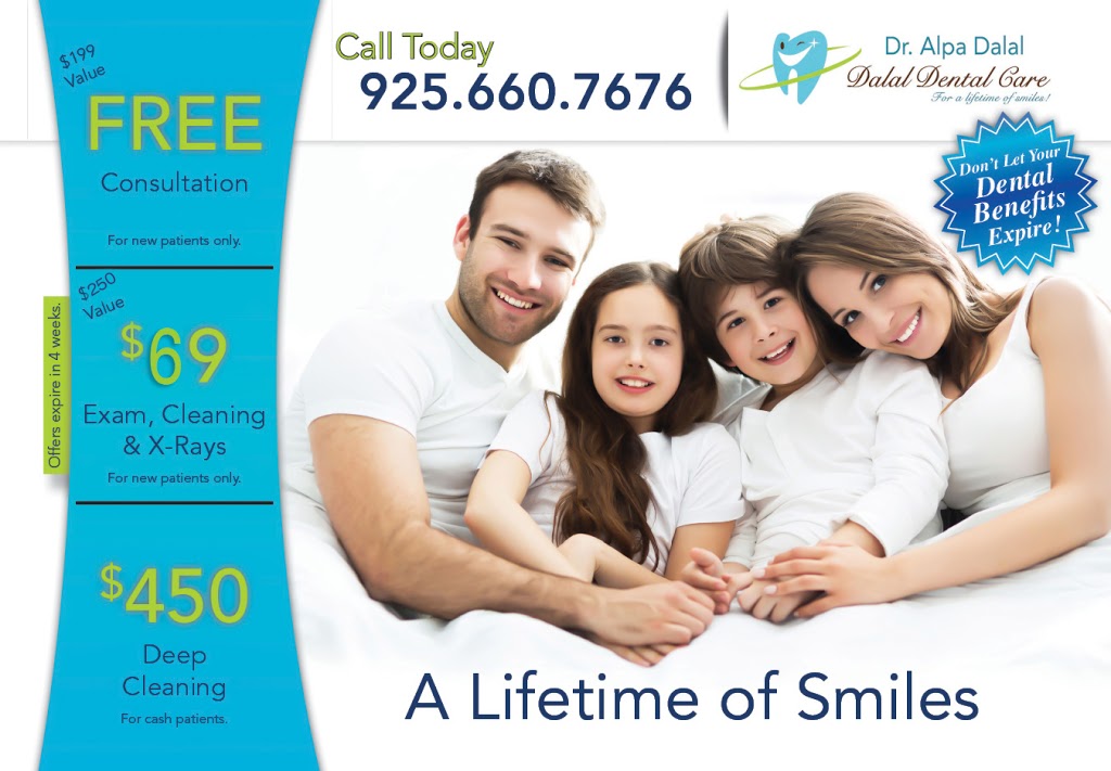 Dalal Dental Care - Dental Office of Dr. Alpa Dalal | 1987 Santa Rita Rd suite f, Pleasanton, CA 94566, USA | Phone: (925) 660-7676