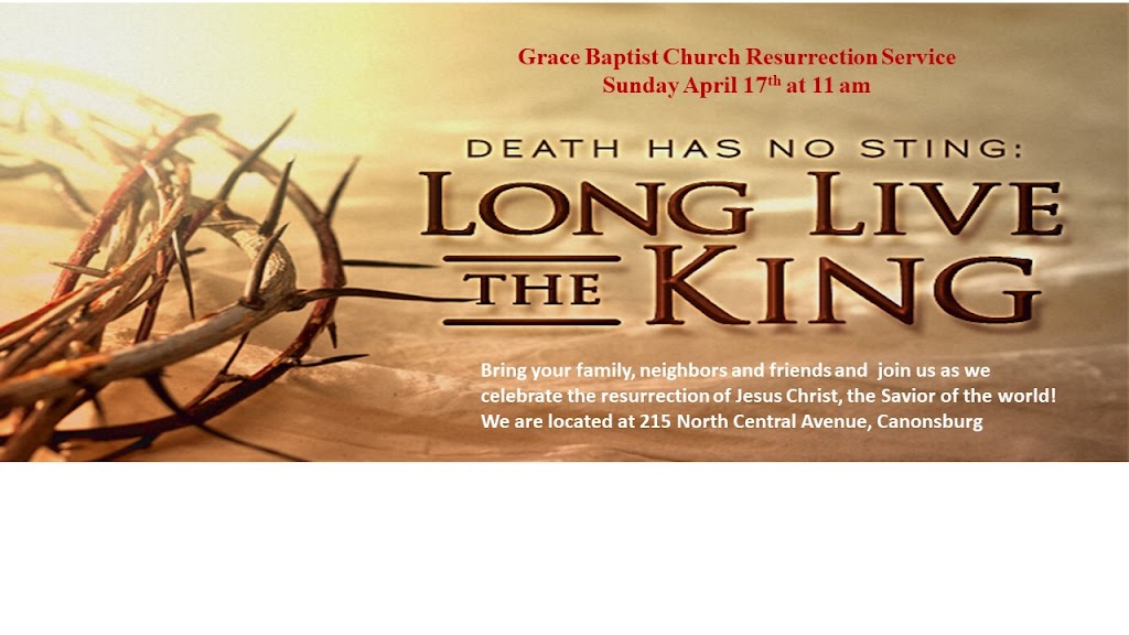 Grace Baptist Church of Canonsburg | 215 N Central Ave, Canonsburg, PA 15317, USA | Phone: (724) 745-8740