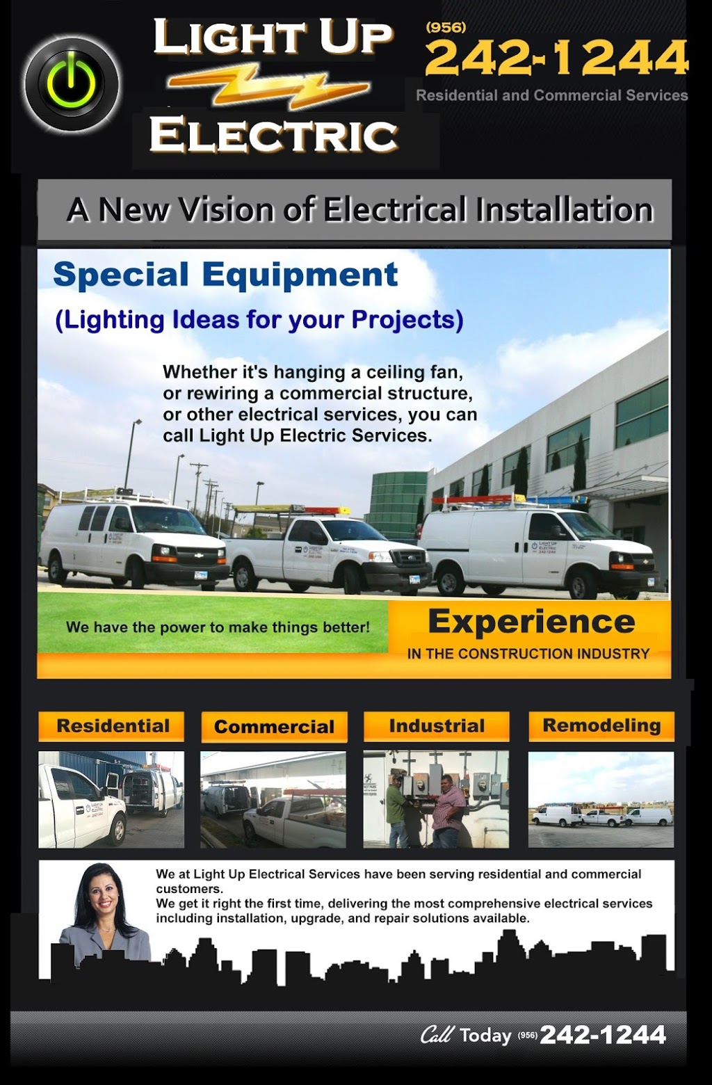 Light Up Electric Inc. | 1802 Milk St, Laredo, TX 78043, USA | Phone: (956) 242-1244