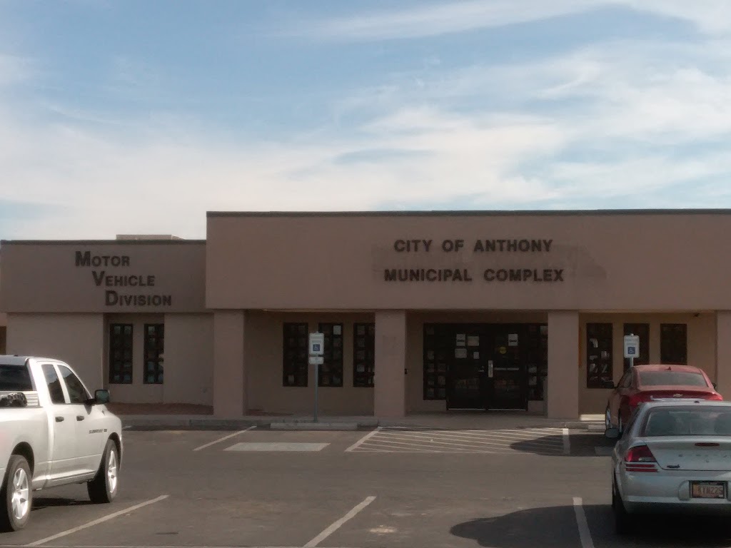 City of Anthony NM MVD Department | 820 NM-478 Suite B, Anthony, NM 88021, USA | Phone: (575) 882-6137