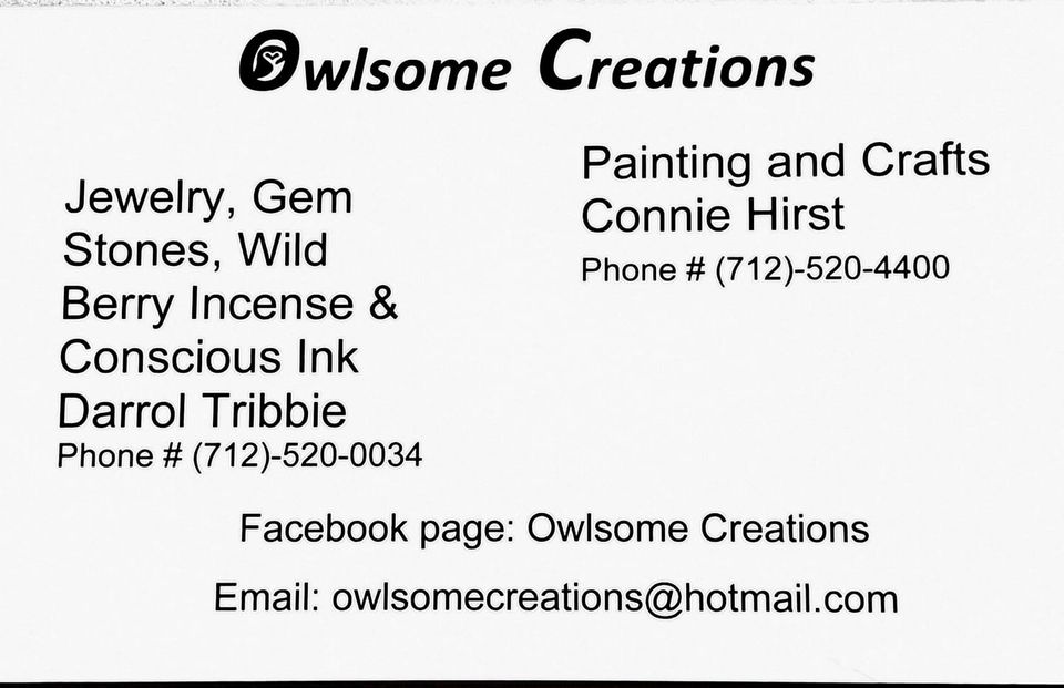 Owlsome Creations | 901 Prospect Ave, Malvern, IA 51551, USA | Phone: (712) 520-0034
