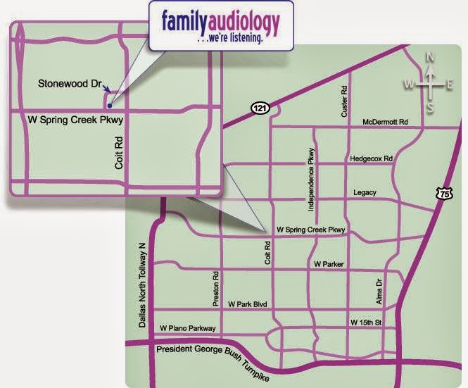 Family Audiology | 4105 Spring Creek Pkwy STE 702, Plano, TX 75024, USA | Phone: (972) 943-0466