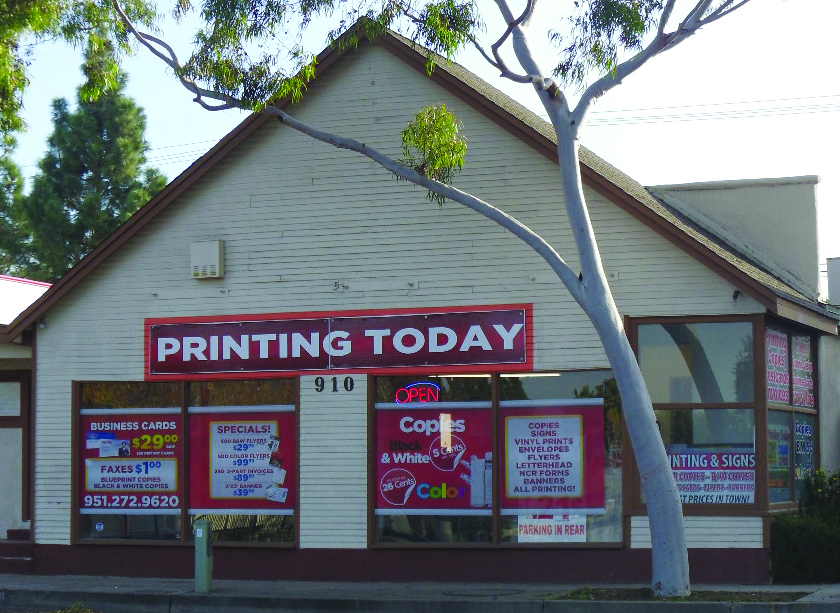 Printing Today | 910 W 6th St, Corona, CA 92882, USA | Phone: (951) 272-9620