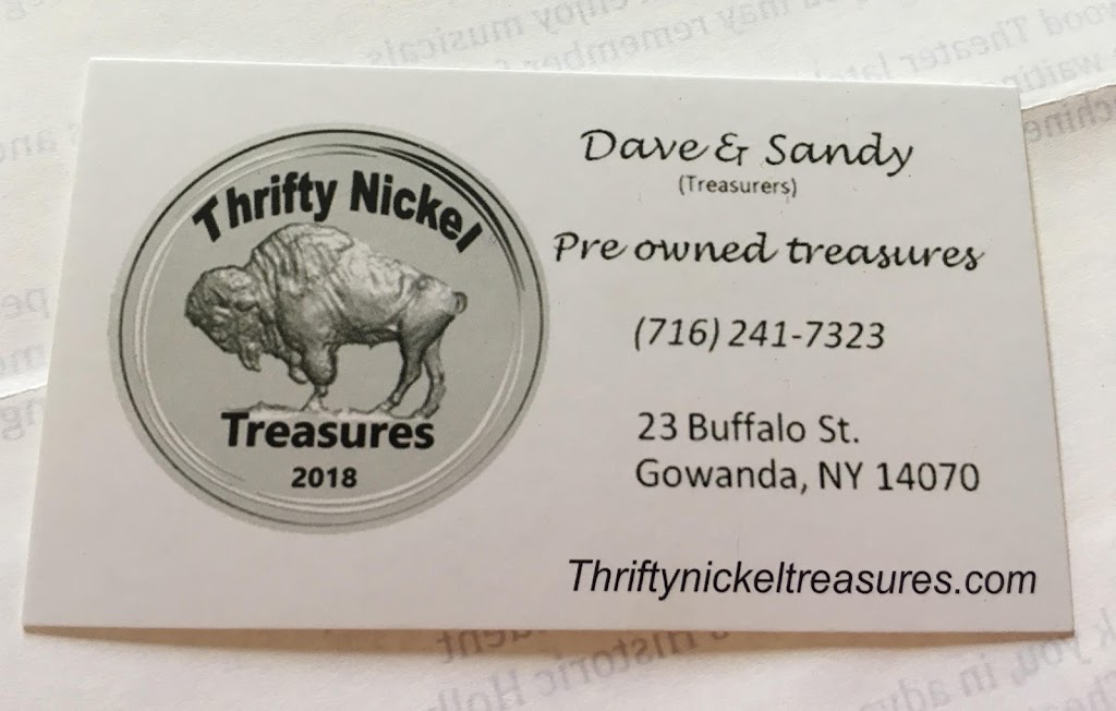 Thrifty Nickel Treasures | 23 Buffalo St, Gowanda, NY 14070 | Phone: (716) 241-7323